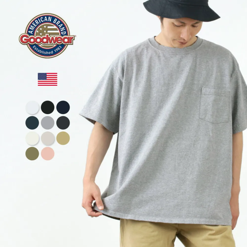 GOODWEAR T-Shirts^/ Short Sleeve Pocket Big T-Shirt
