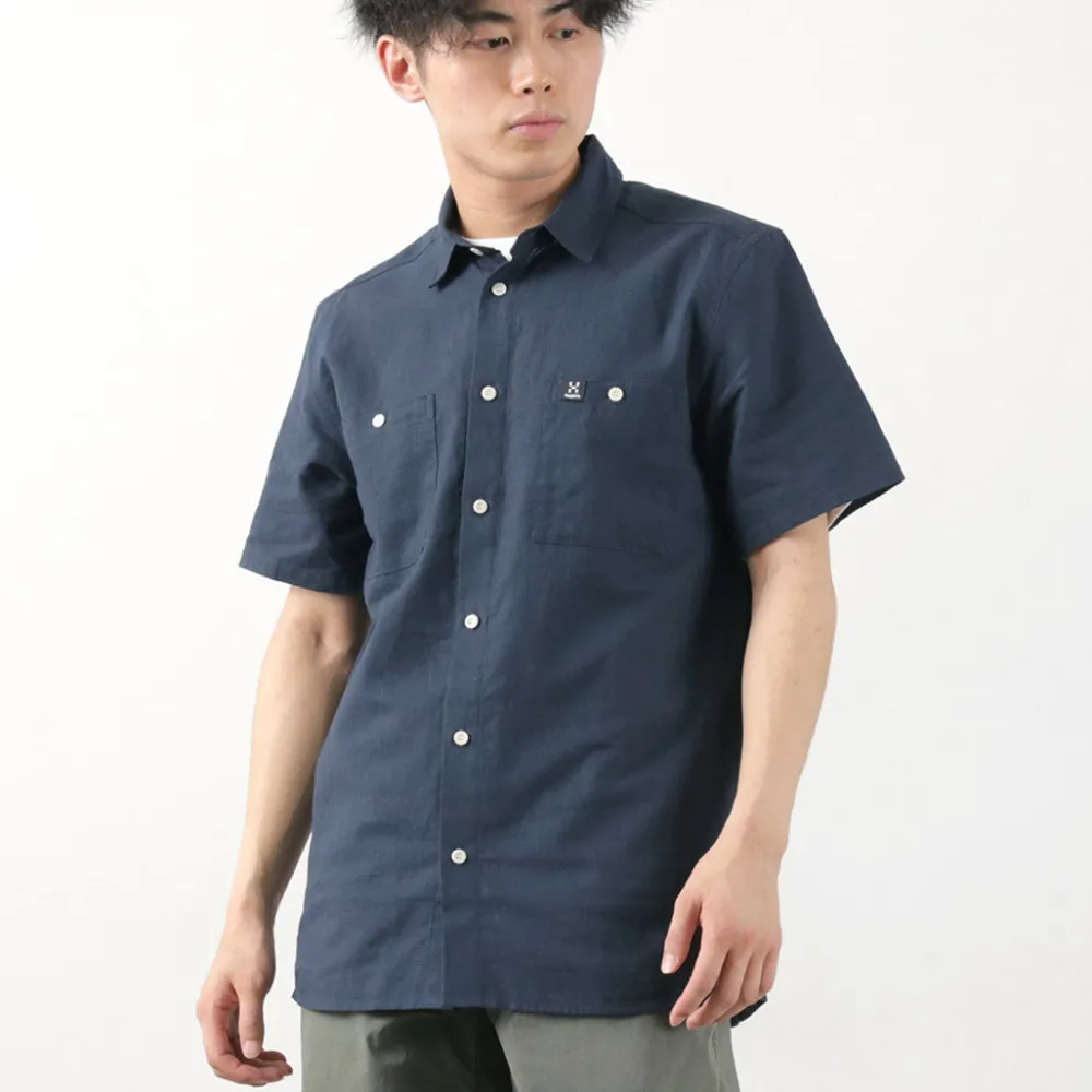 HAGLOFS Shirts^/ Curious Hemp Short Sleeve Shirt