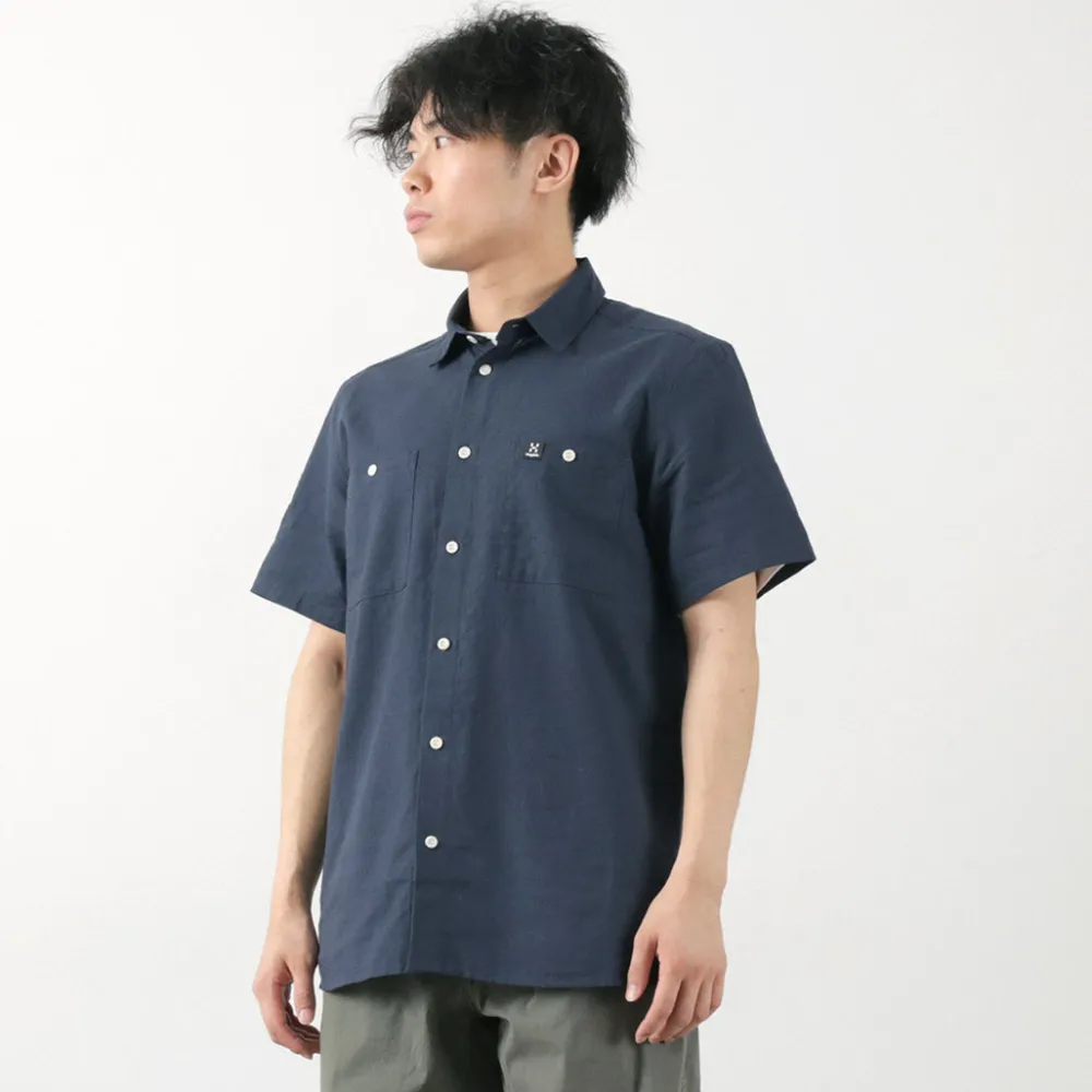 HAGLOFS Shirts^/ Curious Hemp Short Sleeve Shirt