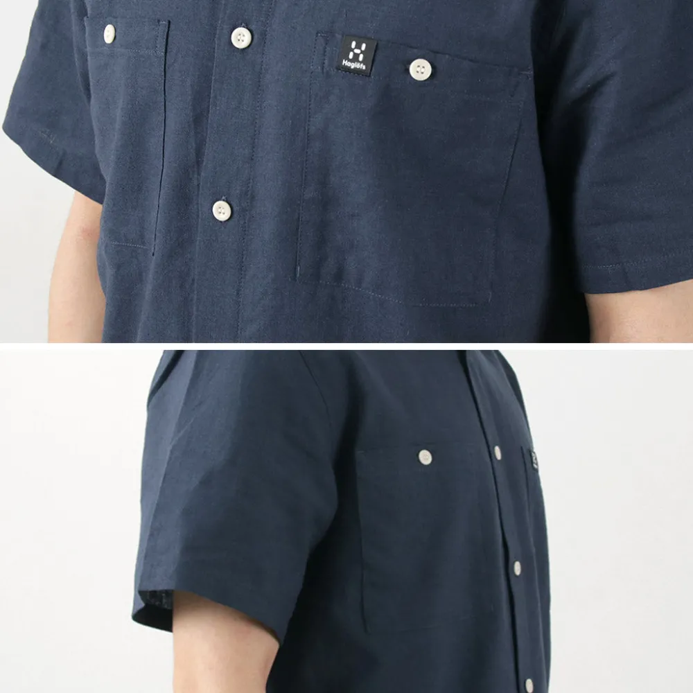 HAGLOFS Shirts^/ Curious Hemp Short Sleeve Shirt