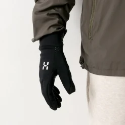 HAGLOFS Gloves^/ Power Stretch Grip Gloves black