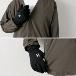 HAGLOFS Gloves^/ Power Stretch Grip Gloves black