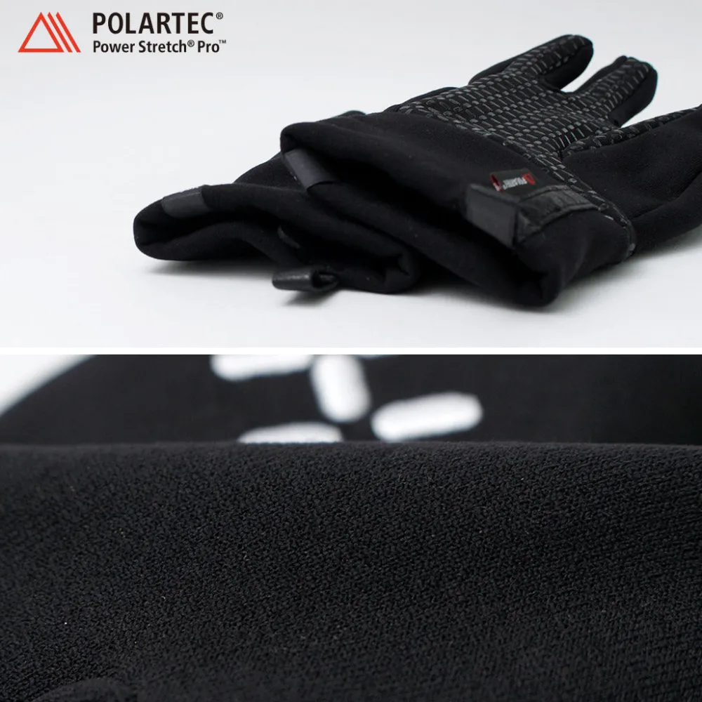 HAGLOFS Gloves^/ Power Stretch Grip Gloves black