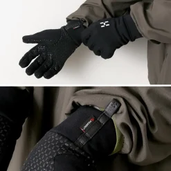 HAGLOFS Gloves^/ Power Stretch Grip Gloves black
