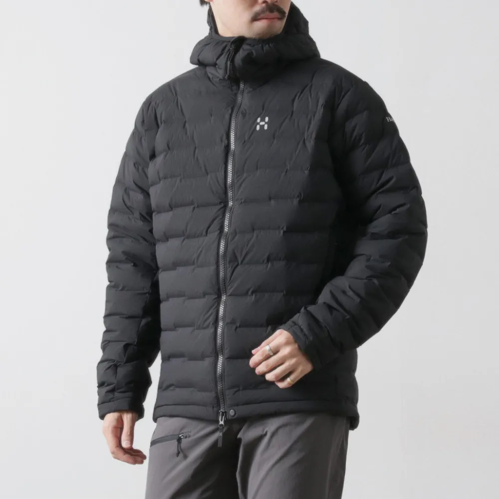 HAGLOFS Down Wear^/ Spitz Down Hood Jacket black