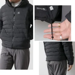 HAGLOFS Down Wear^/ Spitz Down Hood Jacket black