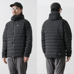 HAGLOFS Down Wear^/ Spitz Down Hood Jacket black