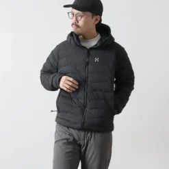 HAGLOFS Down Wear^/ Spitz Down Hood Jacket black