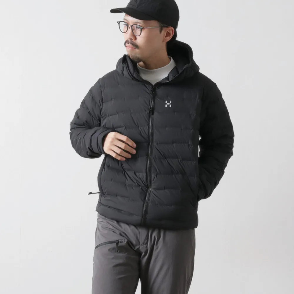 HAGLOFS Down Wear^/ Spitz Down Hood Jacket black