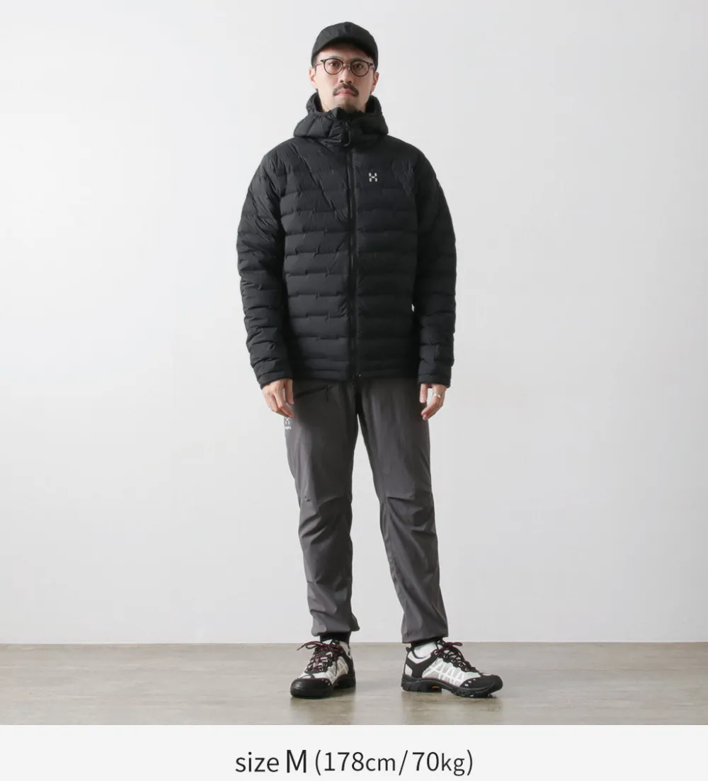 HAGLOFS Down Wear^/ Spitz Down Hood Jacket black