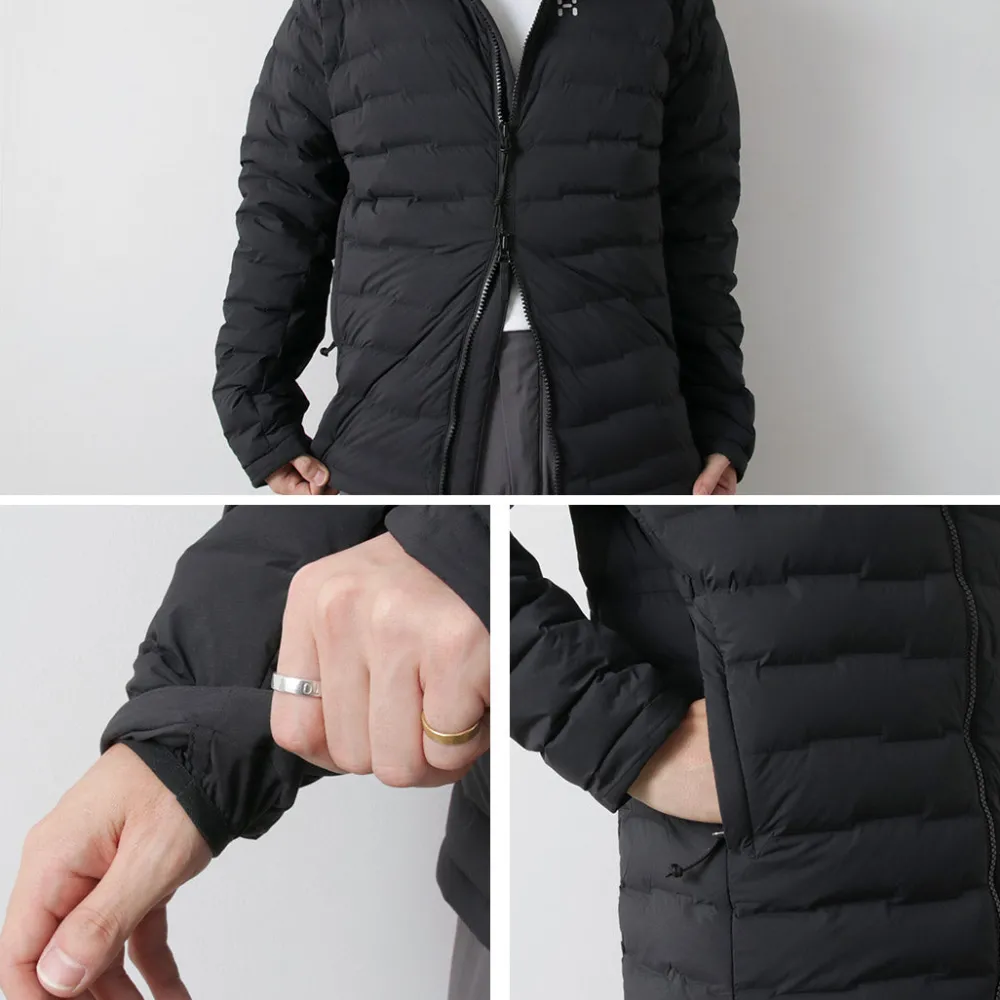 HAGLOFS Down Wear^/ Spitz Down Hood Jacket black