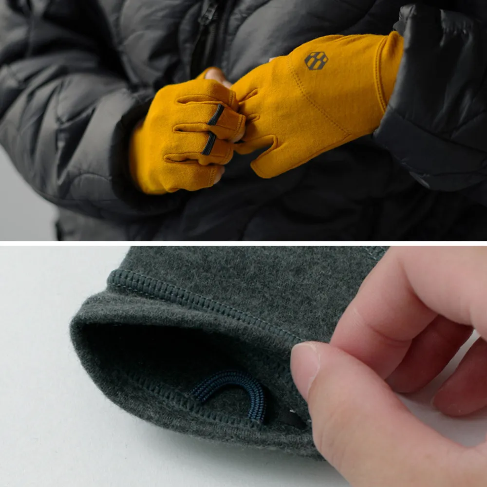 HANDSON GRIP Gloves^/ Hobo 1J First Joint Merino Wool Gloves