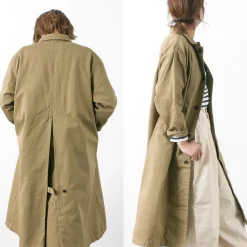 HARVESTY Coats^/ Chino Cloth Overcoat