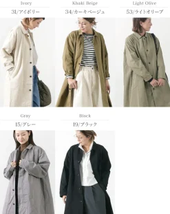 HARVESTY Coats^/ Chino Cloth Overcoat