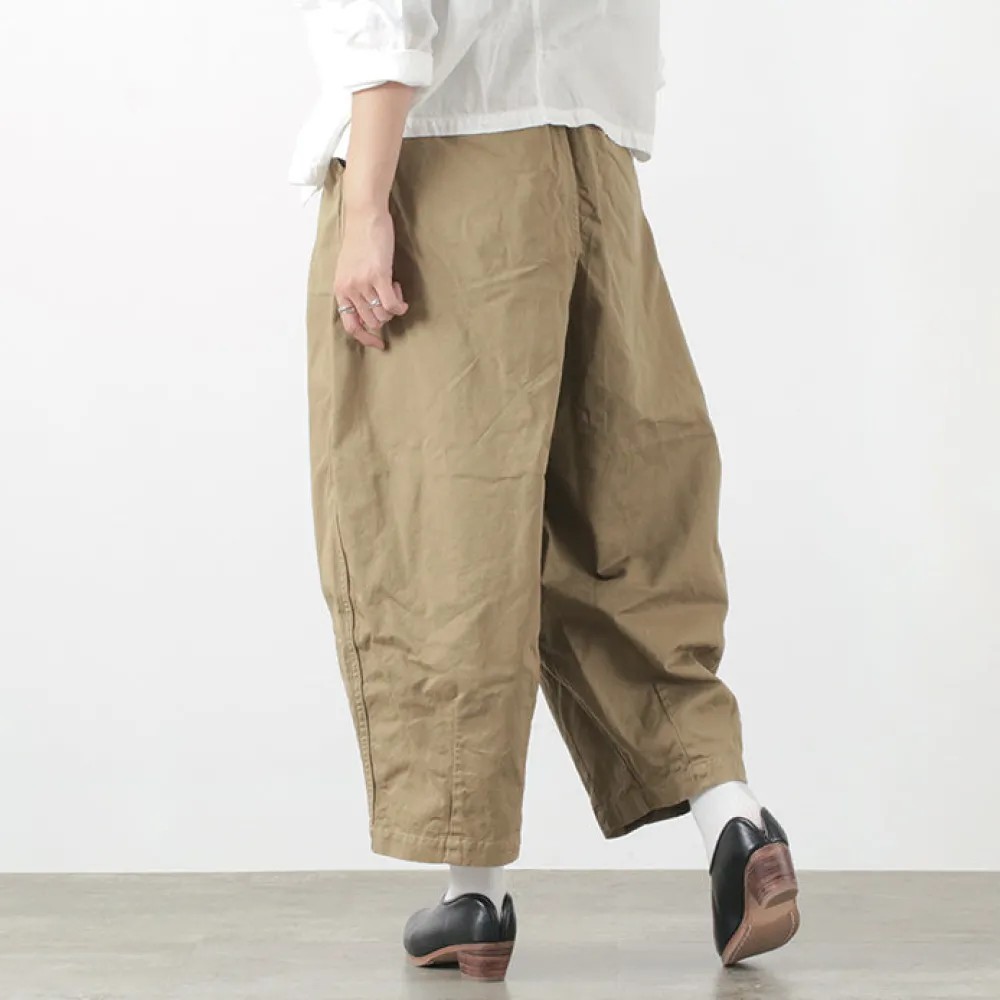HARVESTY Trousers^/ Cotton Chino Circus Pants