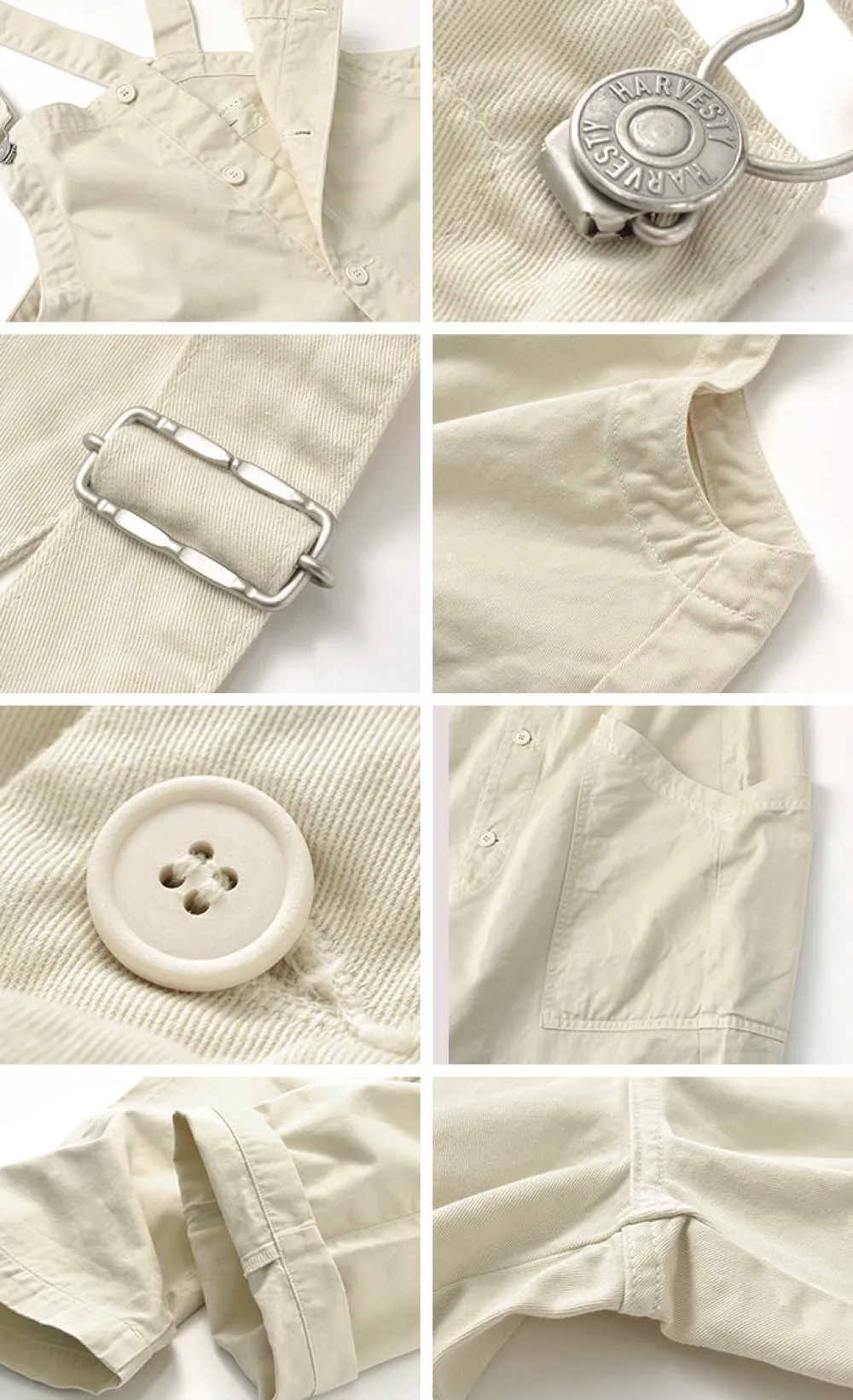 HARVESTY Trousers^/ Overalls / Chino Cross Dye