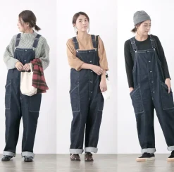 HARVESTY Trousers^/ Overalls / 10oz Non-Faded Denim one-wash