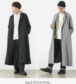 HARVESTY Coats^/ Overcoat Long coat