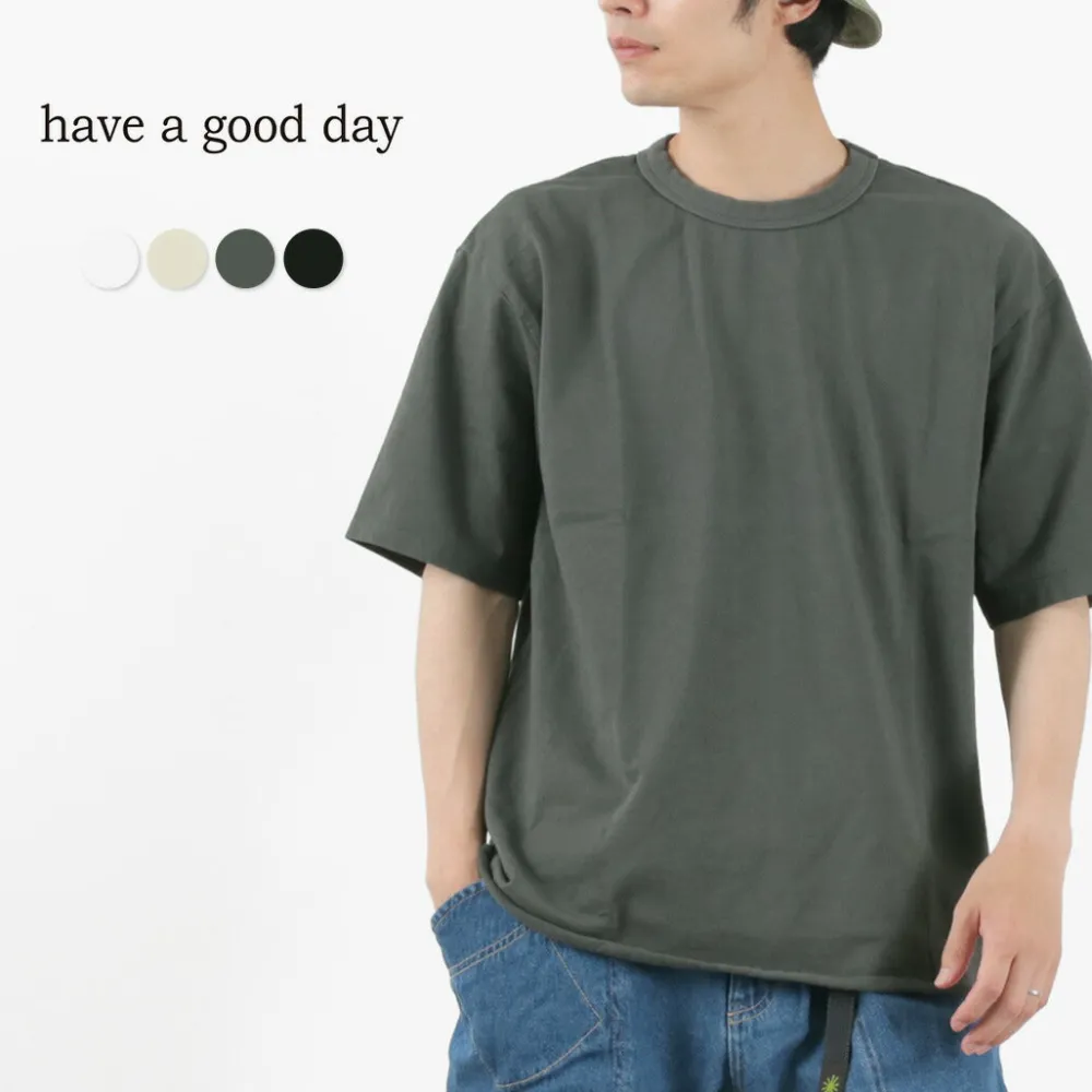 HAVE A GOOD DAY T-Shirts^/ Loose short sleeve T-shirt
