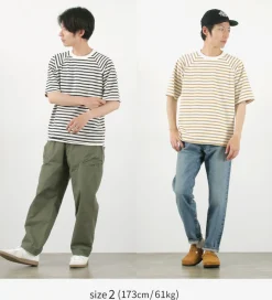HAVE A GOOD DAY T-Shirts^/ Stripe Loose Short Sleeve T-Shirt