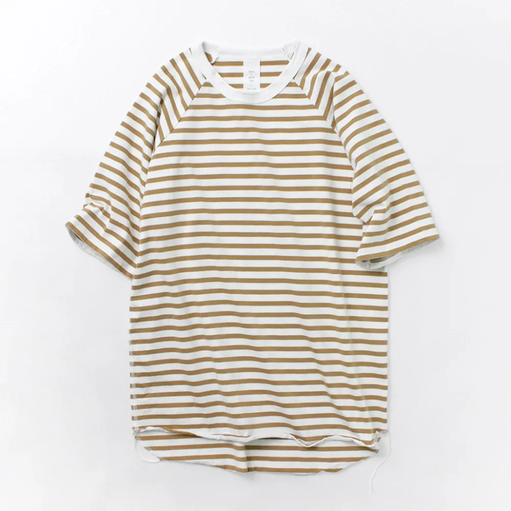 HAVE A GOOD DAY T-Shirts^/ Stripe Loose Short Sleeve T-Shirt