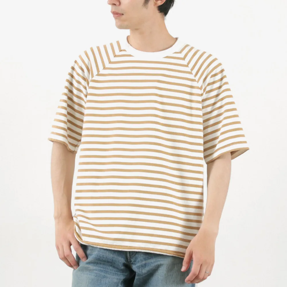 HAVE A GOOD DAY T-Shirts^/ Stripe Loose Short Sleeve T-Shirt