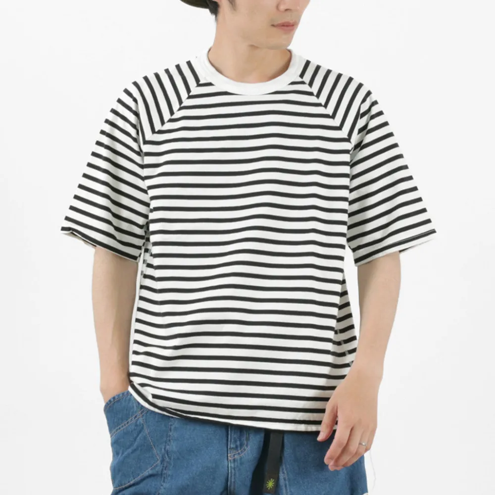 HAVE A GOOD DAY T-Shirts^/ Stripe Loose Short Sleeve T-Shirt