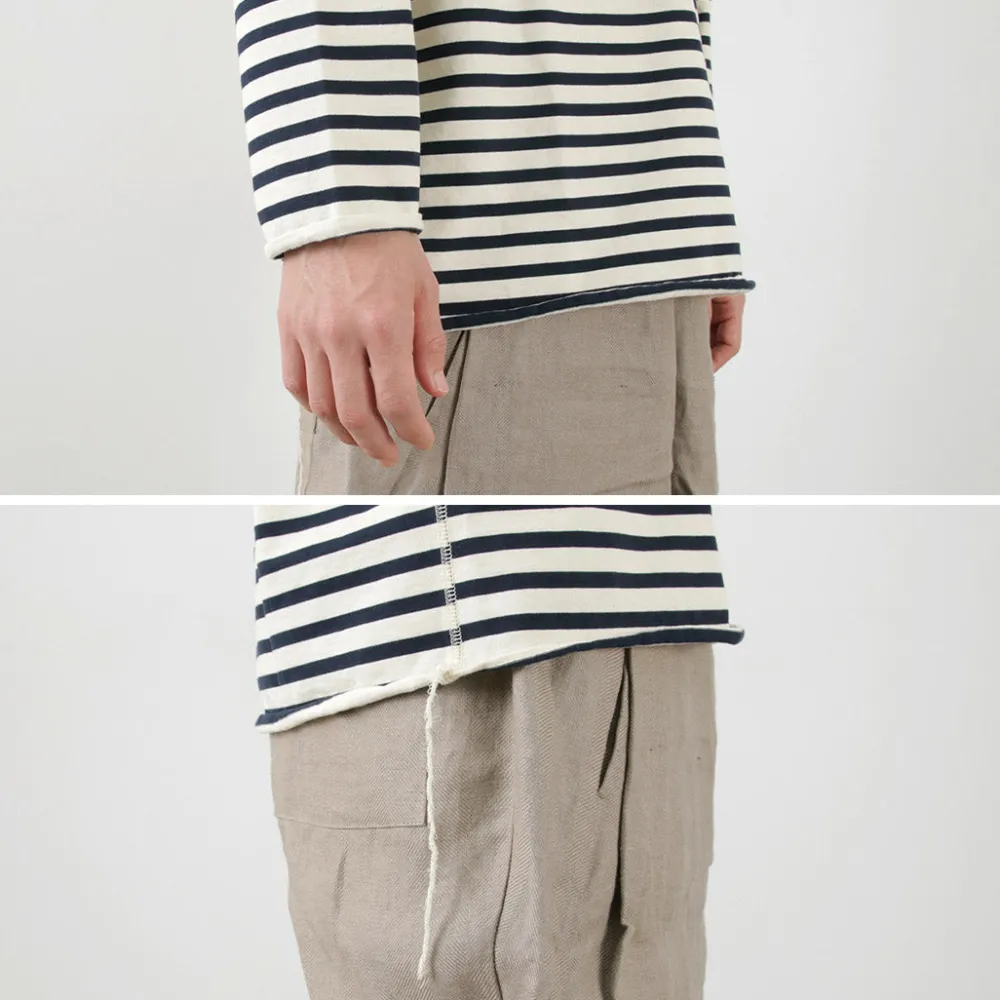 HAVE A GOOD DAY T-Shirts^/ Striped Loose Long Sleeve T-Shirt