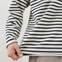 HAVE A GOOD DAY T-Shirts^/ Striped Loose Long Sleeve T-Shirt