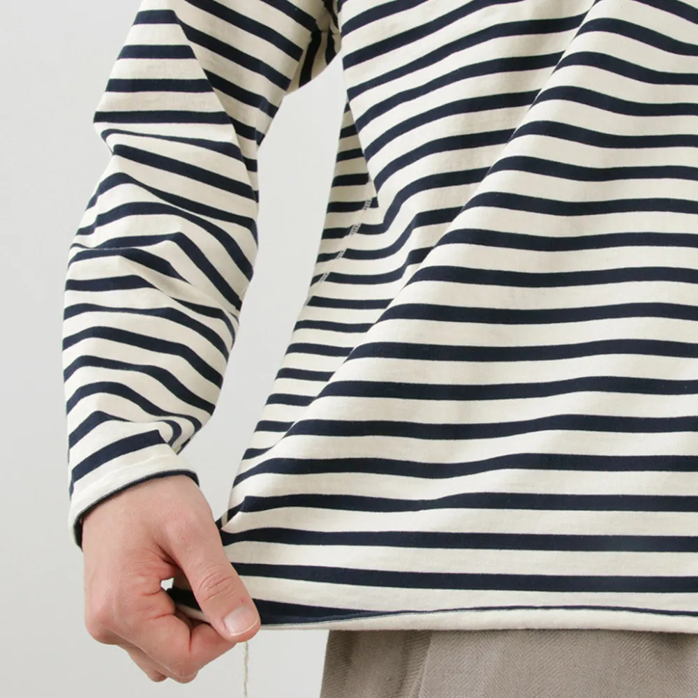 HAVE A GOOD DAY T-Shirts^/ Striped Loose Long Sleeve T-Shirt