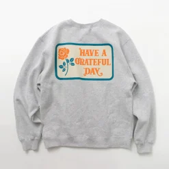 HAVE A GRATEFUL DAY Sweatshirts^/ Box Logo Sweatshirt lightgrey