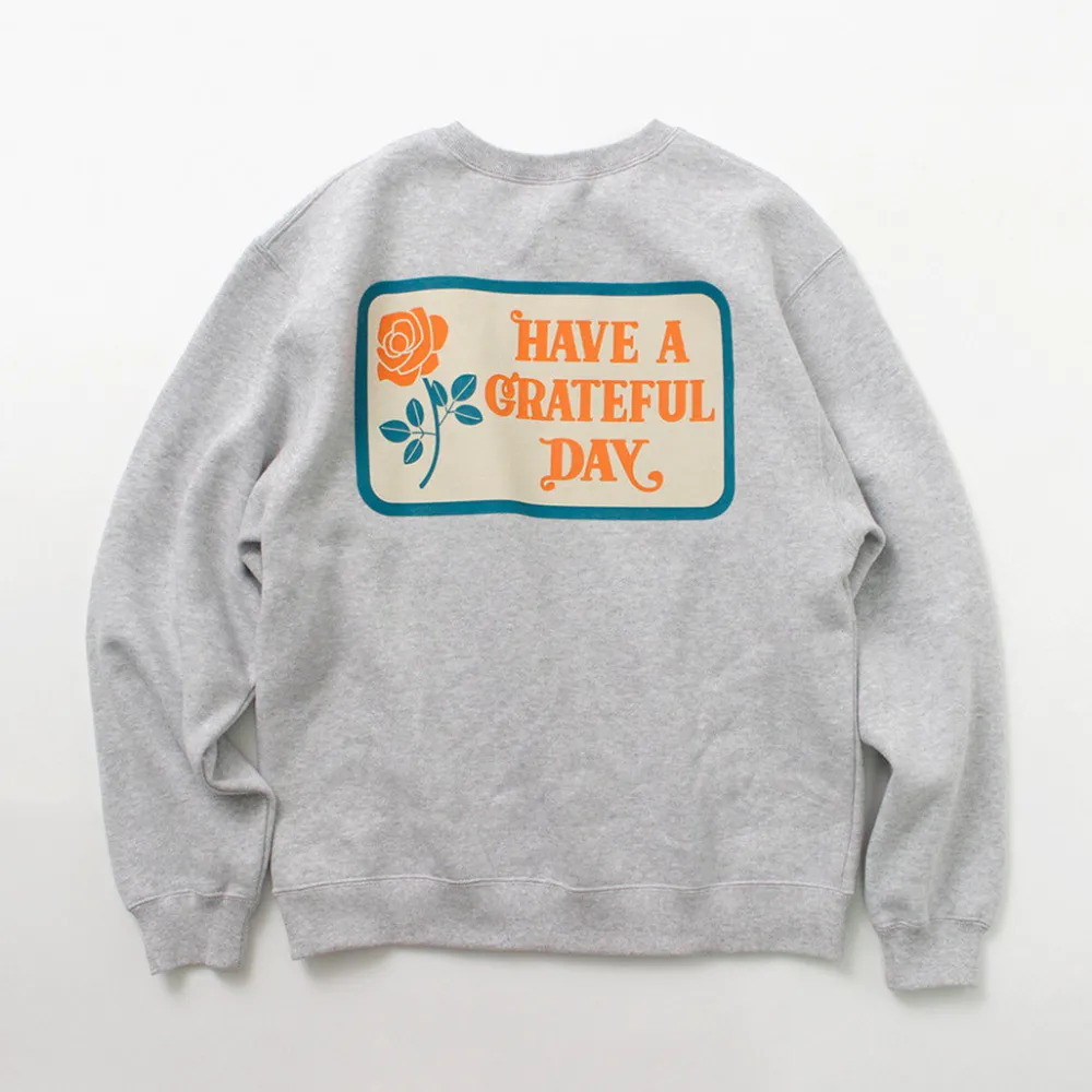 HAVE A GRATEFUL DAY Sweatshirts^/ Box Logo Sweatshirt lightgrey
