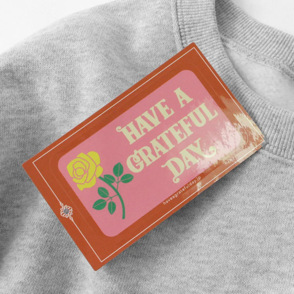 HAVE A GRATEFUL DAY Sweatshirts^/ Box Logo Sweatshirt lightgrey