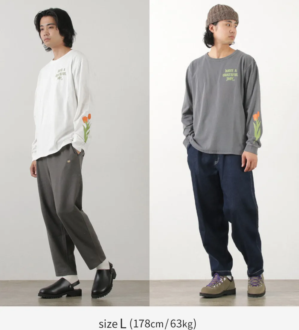 HAVE A GRATEFUL DAY T-Shirts^/ Tulip & Logo Long Sleeve T-shirt