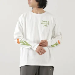 HAVE A GRATEFUL DAY T-Shirts^/ Tulip & Logo Long Sleeve T-shirt