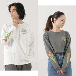 HAVE A GRATEFUL DAY T-Shirts^/ Tulip & Logo Long Sleeve T-shirt