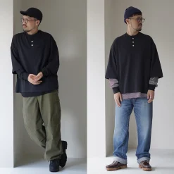 HEALTHKNIT T-Shirts^/ 2 Pack T-Shirt 7/10 Sleeve + Long Sleeve Waffle