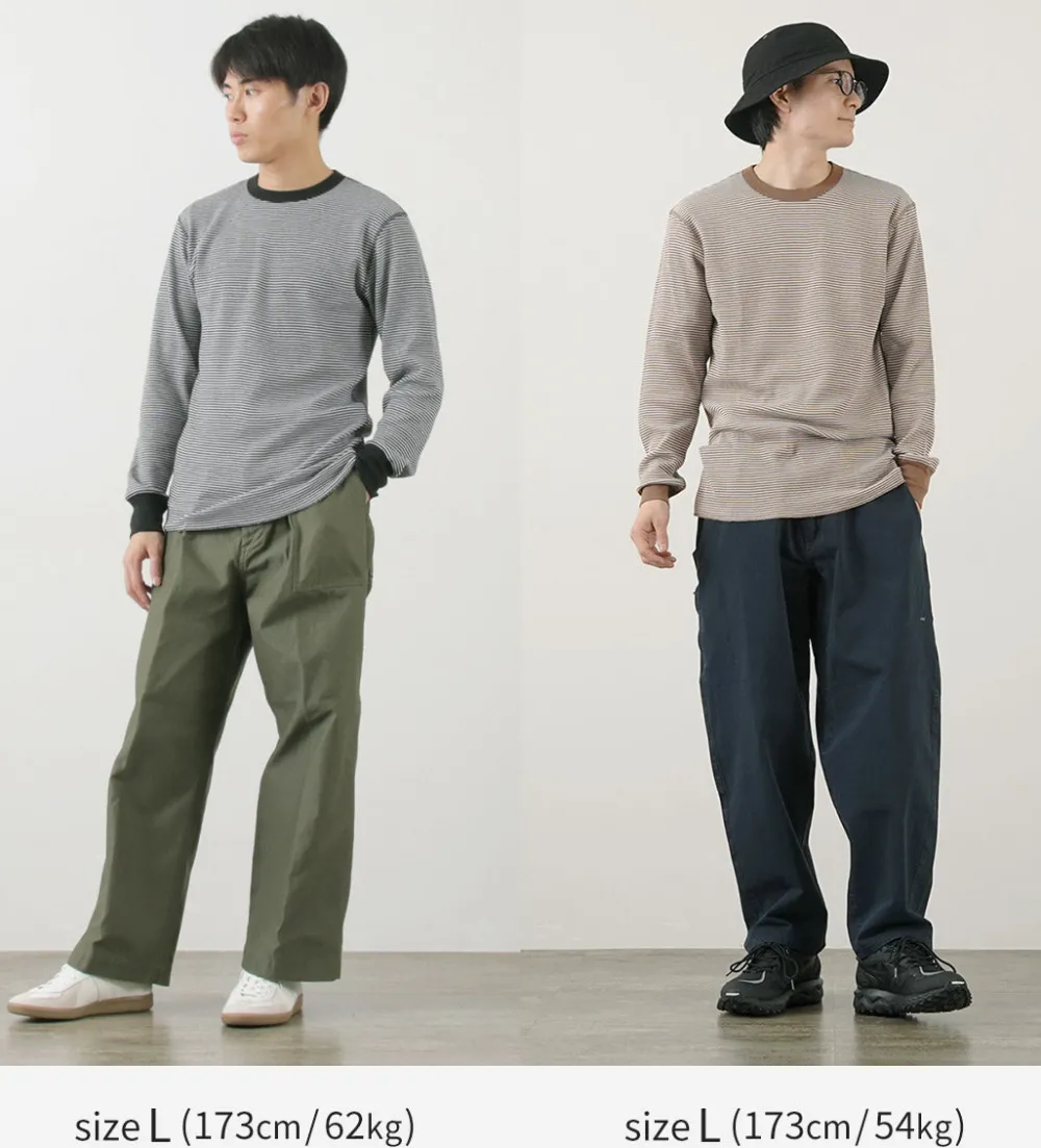 HEALTHKNIT T-Shirts^/ Basic Waffle Crew Neck Long Sleeve