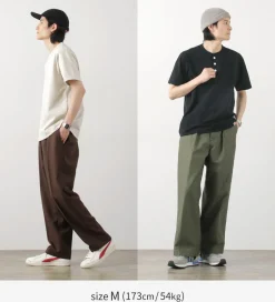 HEALTHKNIT T-Shirts^/ x RAGHenry Neck T-shirt