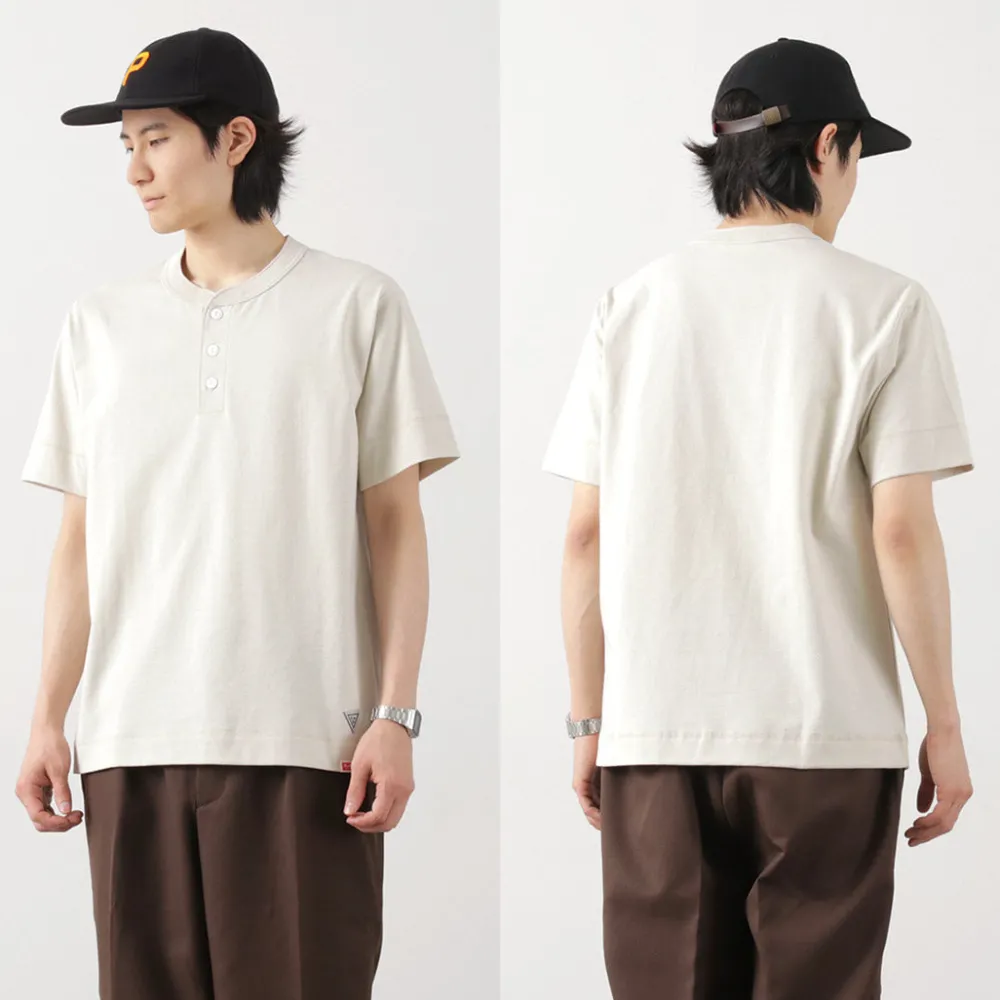 HEALTHKNIT T-Shirts^/ x RAGHenry Neck T-shirt