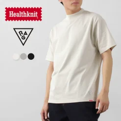 HEALTHKNIT T-Shirts^/ ×RAGMock Neck T-Shirt