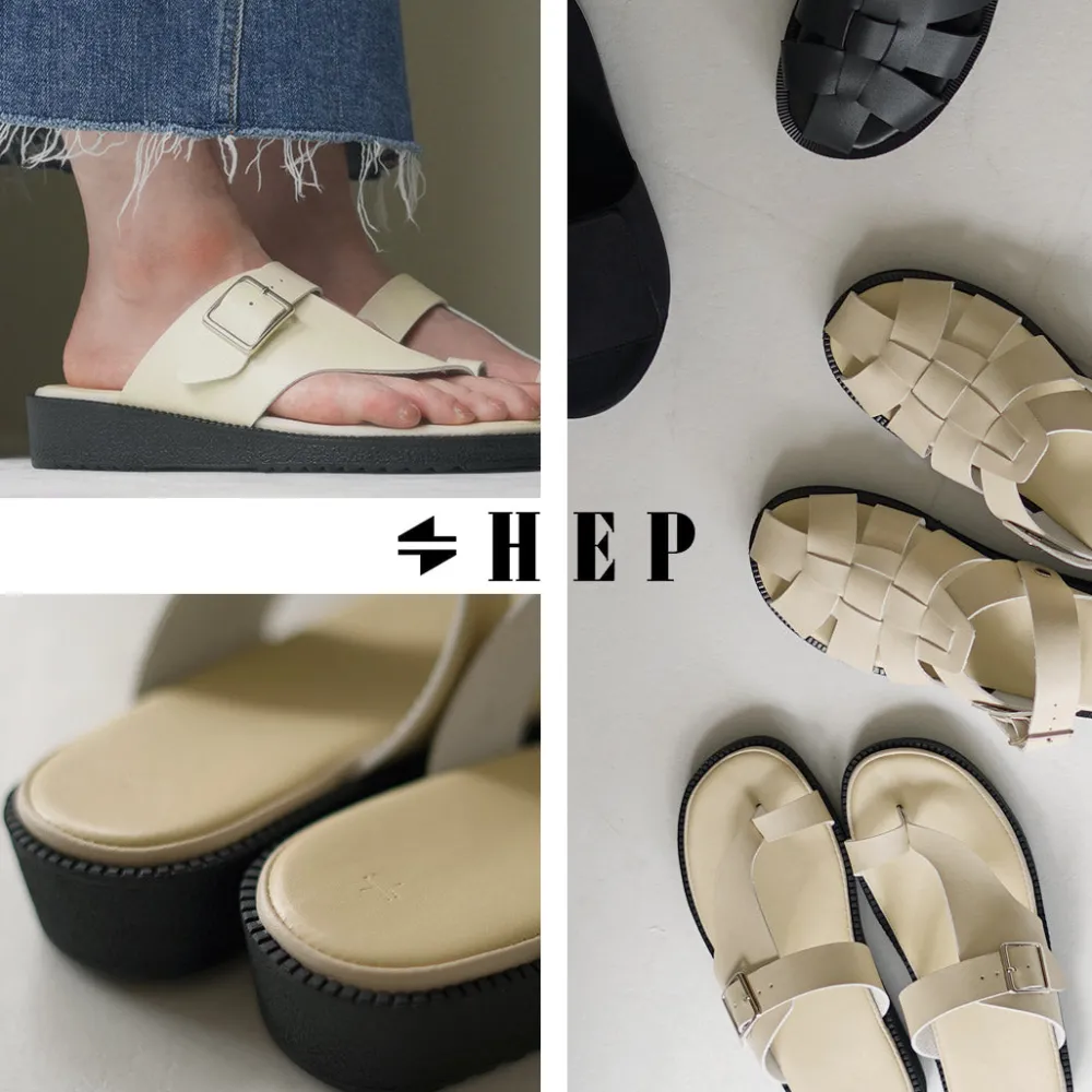 HEP Sandals^/ BNH Ben-hur Sandal black
