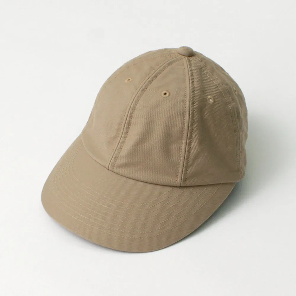 HICOSAKA Hats^/ Chino Big Visor 8 Panel Cap