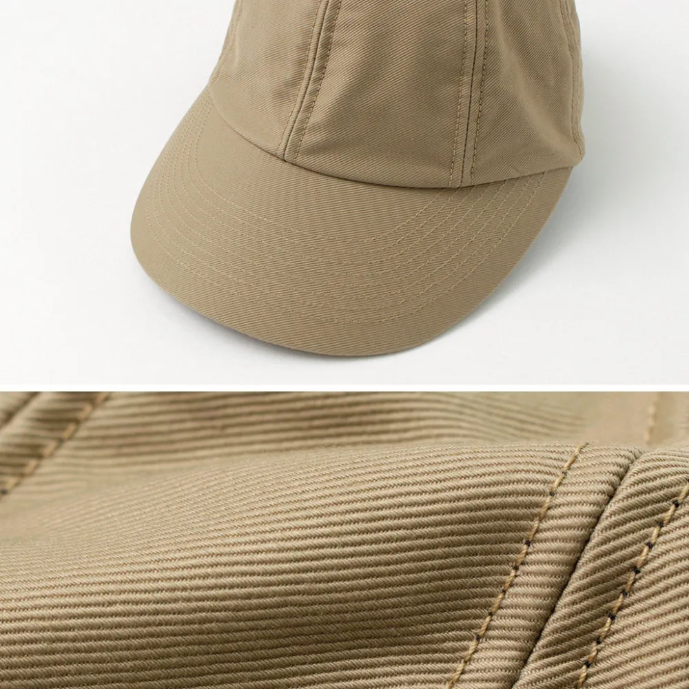 HICOSAKA Hats^/ Chino Big Visor 8 Panel Cap