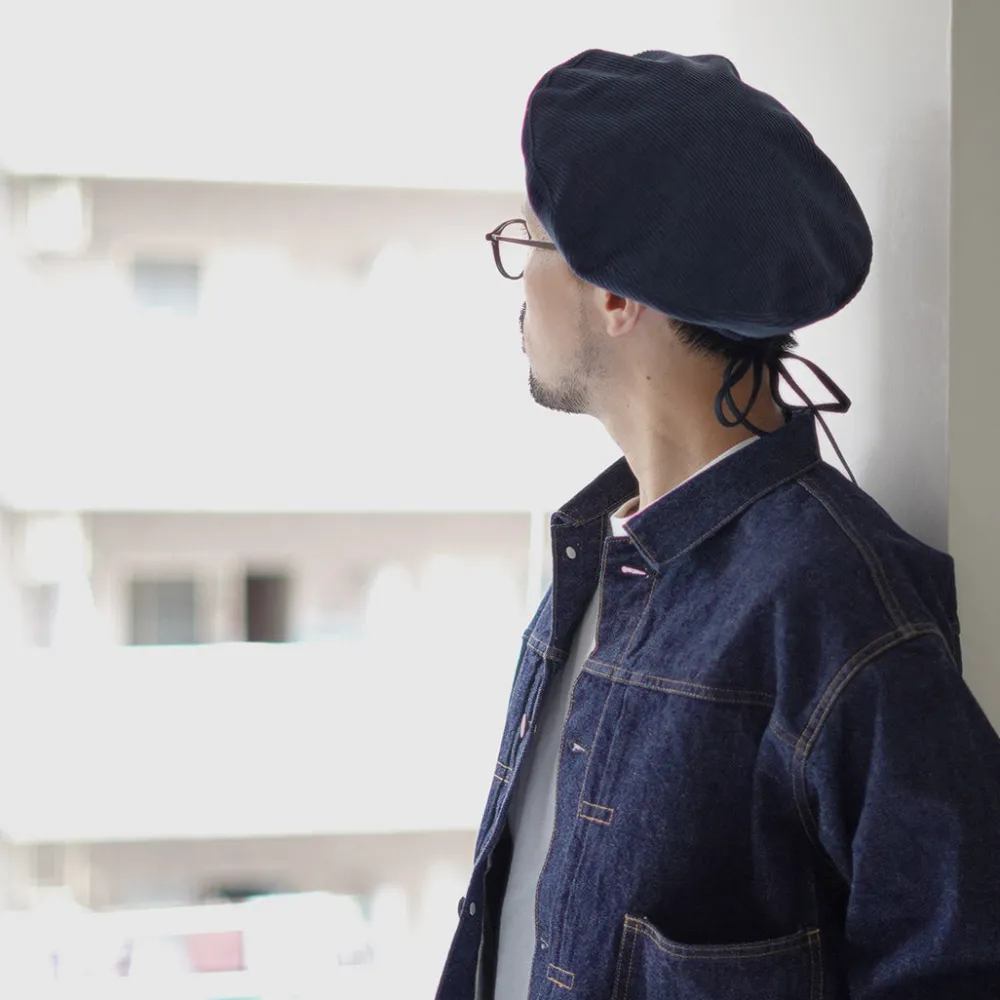 HICOSAKA Hats^/ Corduroy Beret
