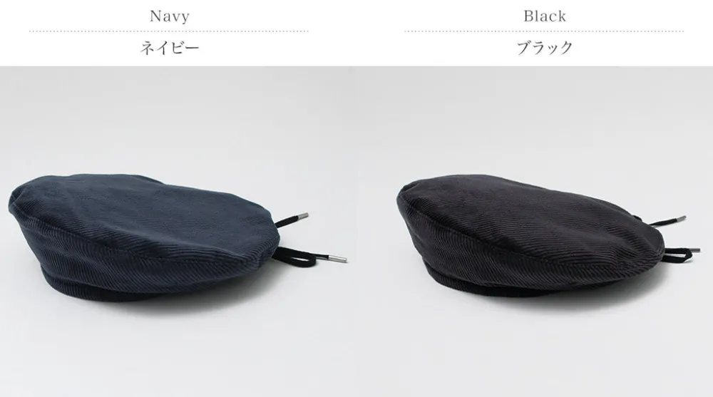 HICOSAKA Hats^/ Corduroy Beret
