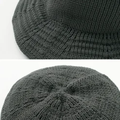 HICOSAKA Hats^/ Knit Bucket Hat