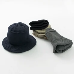HICOSAKA Hats^/ Knit Bucket Hat