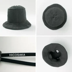 HICOSAKA Hats^/ Knit Bucket Hat