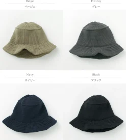 HICOSAKA Hats^/ Knit Bucket Hat